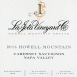 La Jota Cabernet Howell Mountain 2016